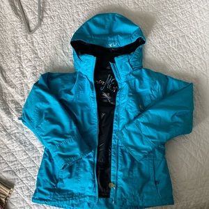Girls 12 Ober Meyer ski jacket in bright blue